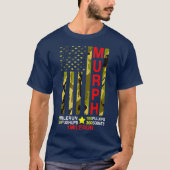 Murph Challenge Memorial Day Workout WOD Camouflag T-Shirt (Vorderseite)
