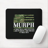Murph Memorial Day Workout Mousepad (Mit Mouse)