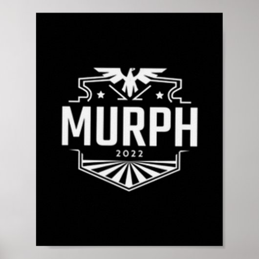 Murph Workout Challenge 2023 Memorial Day WOD T-Sh Poster (Vorne)