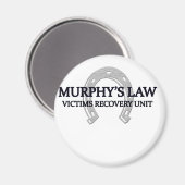 Murphiergesetz Magnet (Vorderseite/Rückseite)