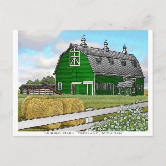 Murphy Barn Postkarte (Vorderseite)