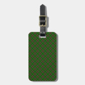 Murphy Clan Tartan Irish Designed Print Gepäckanhänger (Vorderseite vertikal)