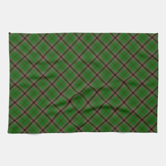 Murphy Clan Tartan Irish Designed Print Handtuch (Horizontal)