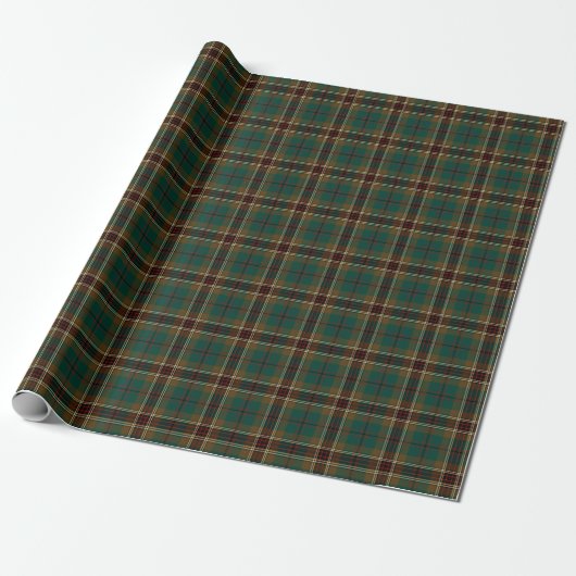 Murphy Clan Tartan Irish Kariert Pattern Geschenkpapier (Ungerollt)