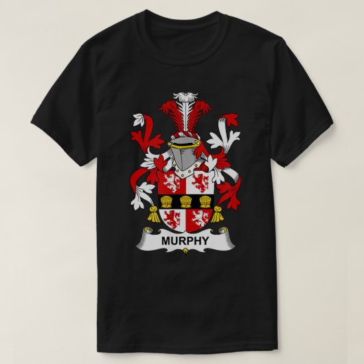 Murphy Coat of Arms Family Crest T-Shirt (Design vorne)