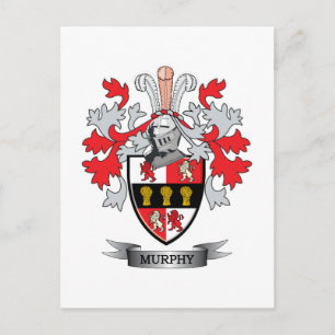 Murphy Coat of Arms Postkarte