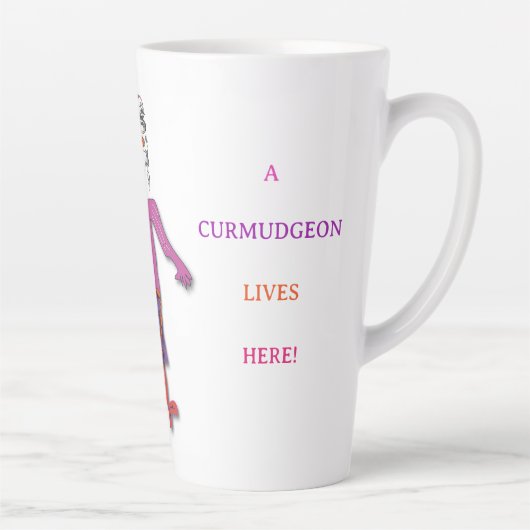 'Murphy' - Ein Curmudgeon lebt hier Latte Tasse (Rechts)