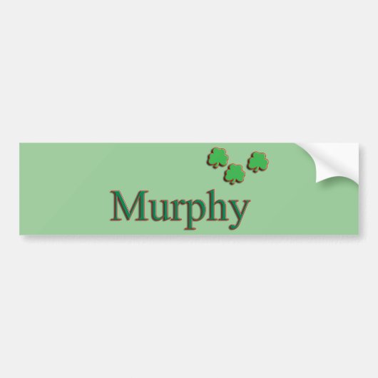 Murphy-Familie Autoaufkleber (Vorne)