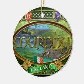 Murphy-Familien-Fahne Keramikornament (Links)