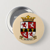 Murphy Familien Wappen Knopf Button (Vorne & Hinten)