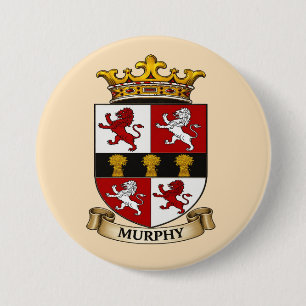 Murphy Familien Wappen Knopf Button