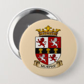 Murphy Familien Wappen Knopf Button (Vorne & Hinten)