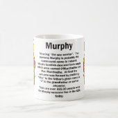 Murphy-Familienwappen auf einer Tasse (Mittel)