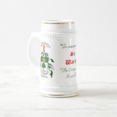 Murphy-Familienwappen Bierglas (Vorderseite Links)