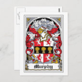 Murphy Familienwappen Postkarte (Vorne/Hinten)