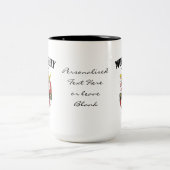 Murphy Familienwappen, Übersetzung und Bedeutung Zweifarbige Tasse (Mittel)