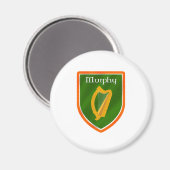 Murphy-Familienwappen - Wappen Magnet (Vorderseite/Rückseite)