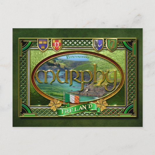 Murphy Family Banner Postkarte (Vorderseite)