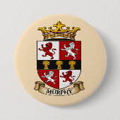 Murphy Family Coat of Arms Button (Vorderseite)