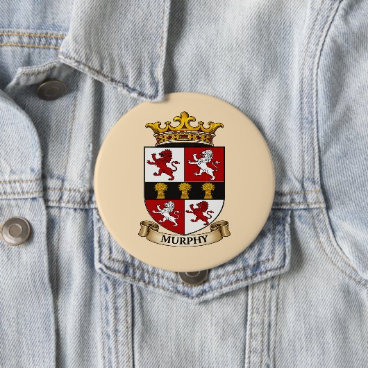Murphy Family Coat of Arms Button (Beispiel)
