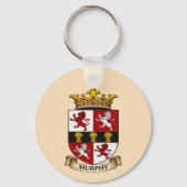 Murphy Family Coat of Arms Keychain Schlüsselanhänger (Rückseite)