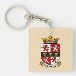 Murphy Family Coat of Arms Keychain Schlüsselanhänger