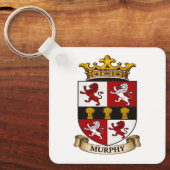 Murphy Family Coat of Arms Keychain Schlüsselanhänger (Vorderseite)