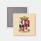 Murphy Family Coat of Arms Magnet (Vorderseite/Rückseite)