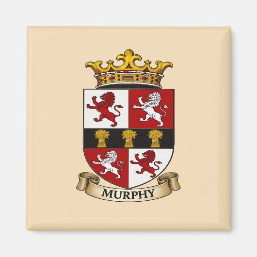 Murphy Family Coat of Arms Magnet (Vorne)
