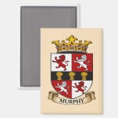 Murphy Family Coat of Arms Magnet (Vorderseite/Rückseite)