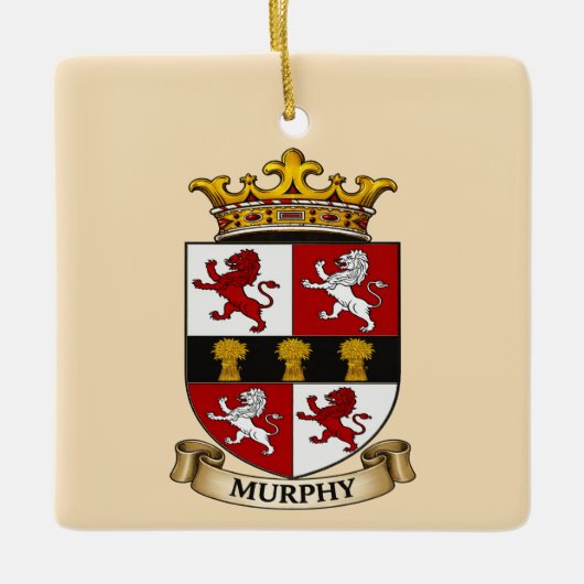 Murphy Family Coat of Arms Ornament (Vorderseite)