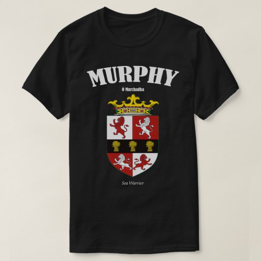 Murphy Family Coat of Arms Translation ampamp M T-Shirt (Design vorne)