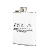 Murphy-Gesetz Flachmann (Links)