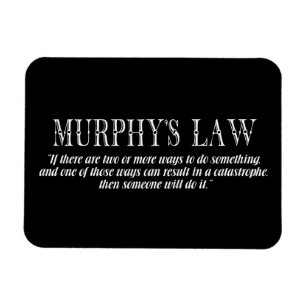 Murphy-Gesetz Magnet