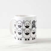 Murphy in den Schafen Kaffeetasse (Vorderseite Links)