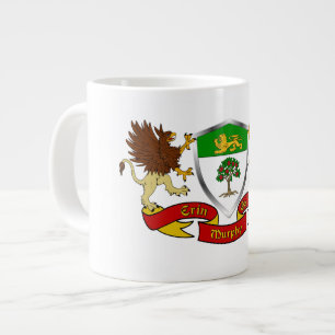 Murphy Irish Coat of Arms Shield Jumbo Tasse