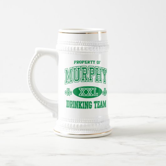 Murphy Irish Drinking Team Bierglas (Links)