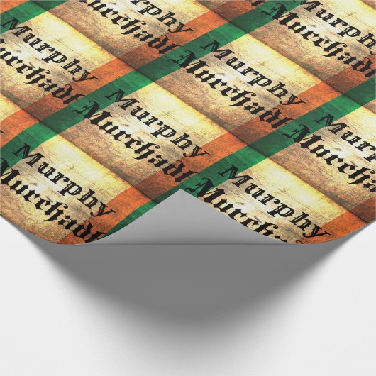 Murphy Irish Flag Geschenkpapier (Ecke)