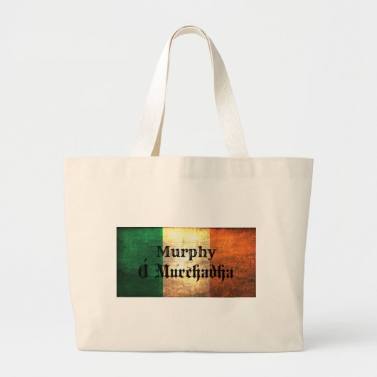 Murphy Irish Flag Jumbo Stoffbeutel (Vorne)