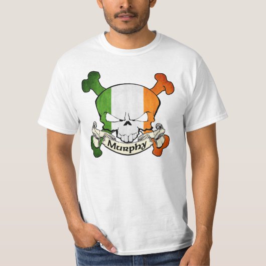 Murphy Irish Skull T-Shirt (Vorderseite)