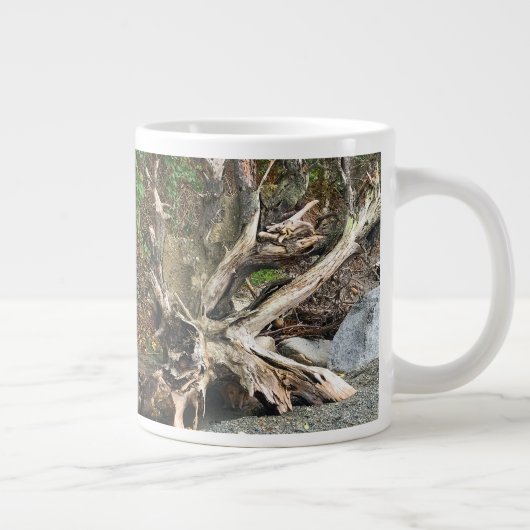 Murphy ist im Log-Hunde-Liebesspiel Jumbo-Tasse (Rechts)