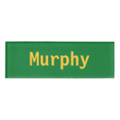 Murphy Name Tag Namenschild (Vorderseite)