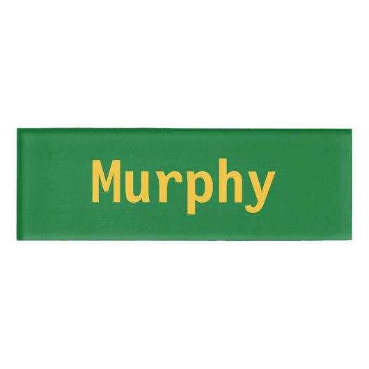 Murphy Name Tag Namenschild (Vorderseite)