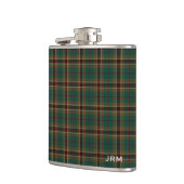 Murphy Tartan Monogram Irish Kariert Flachmann (Links)