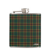 Murphy Tartan Monogram Irish Kariert Flachmann (Vorderseite)