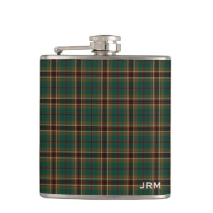 Murphy Tartan Monogram Irish Kariert Flachmann