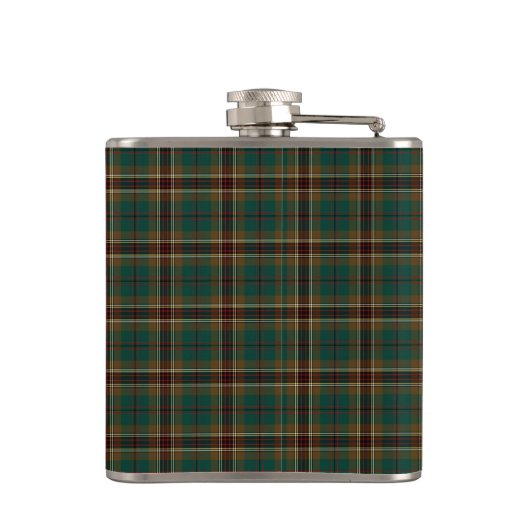Murphy Tartan Monogram Irish Kariert Flachmann (Rückseite)