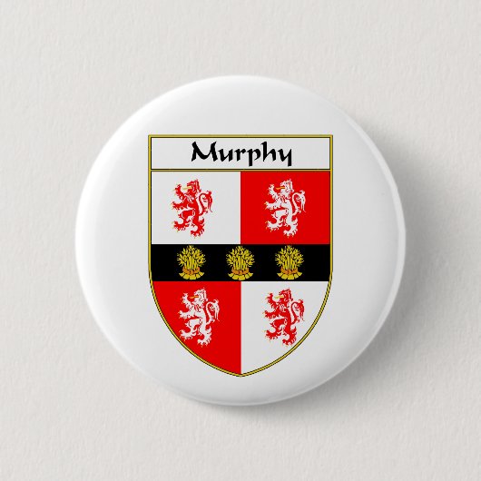 Murphy-Wappen/Familienwappen Button (Vorderseite)