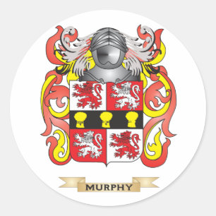 Murphy-Wappen (Familienwappen) Runder Aufkleber