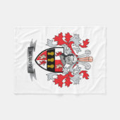 Murphy-Wappen Fleecedecke (Vorderseite (Horizontal))